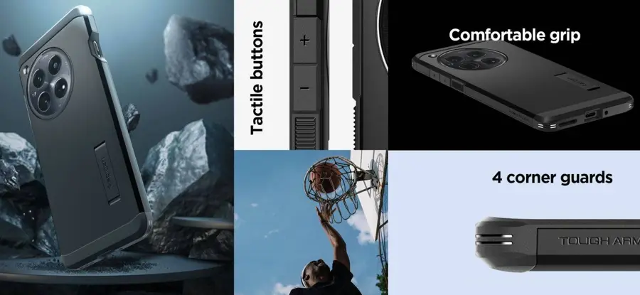 Etui do OnePlus 12 5G Spigen Tough Armor czarne